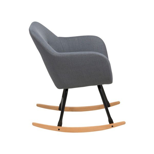 Sedia a dondolo grigio scuro Emilia - Actona-image-2