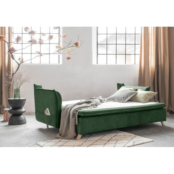 Divano in velluto verde 225 cm Charming Charlie - Miuform-image-4