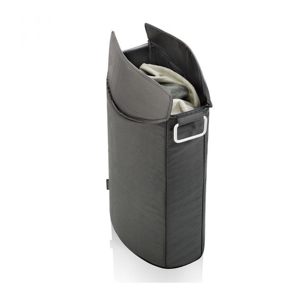 Cesto portabiancheria Frisco grigio scuro, 65 l - Blomus-image-2