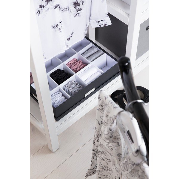 Scatola grigio scuro con scomparti Jakob - Bigso Box of Sweden-image-1