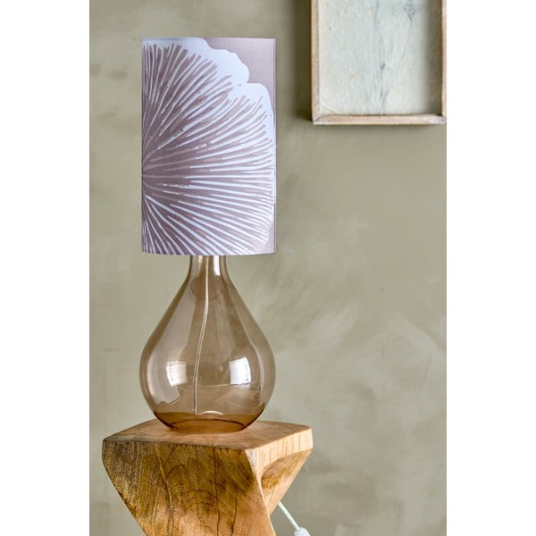 Lampada da tavolo marrone con paralume in tessuto (altezza 65 cm) Leni - Bloomingville-image-1