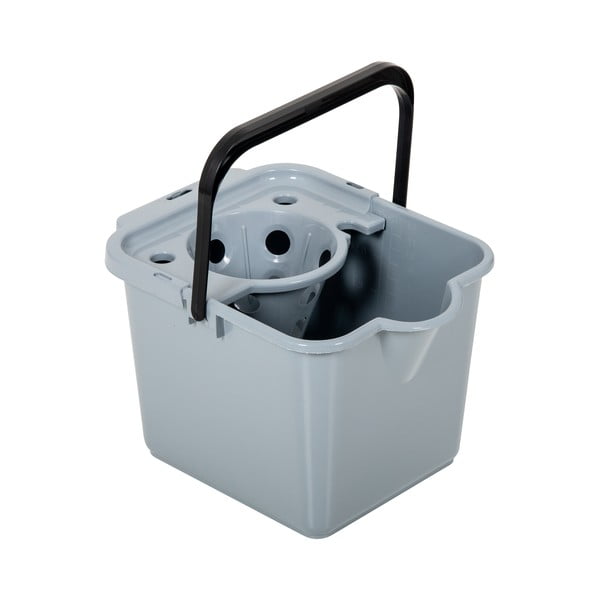 Secchio per mop grigio in plastica riciclata Range, 12 l Eco - Addis