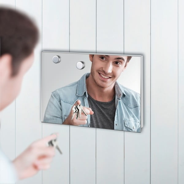 Portachiavi con piastra magnetica Home, 20 x 30 cm - Wenko-image-1