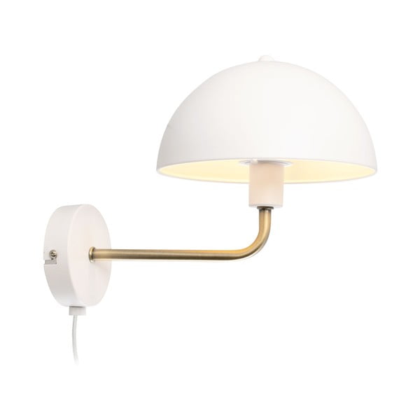 Lampada da parete di colore bianco-oro, altezza 25 cm Bonnet - Leitmotiv-image-4