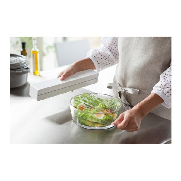 Supporto magnetico bianco per fogli da cucina Tower - YAMAZAKI-image-1