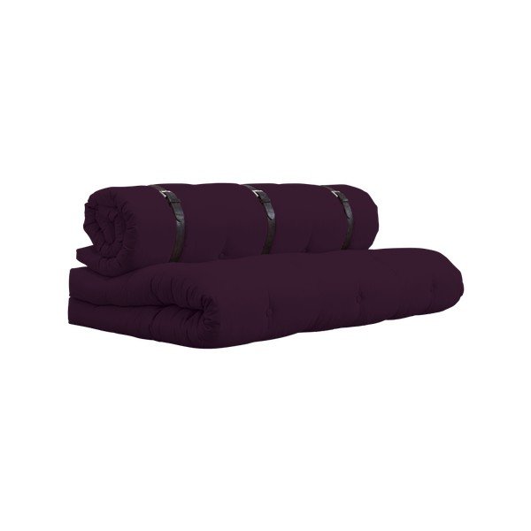 Variabilní pohovka s koženými pásky Karup Buckle Up Purple Plum-image-4