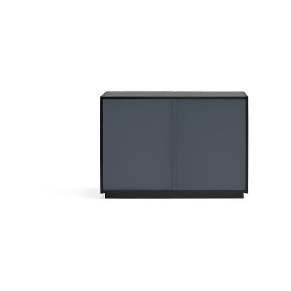 Cassettiera bassa nera 100x70 cm Doric - Teulat-image-4