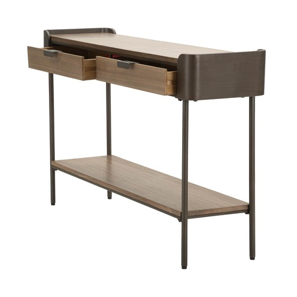 Consolle marrone in legno di abete 31x120 cm Toronto - Mauro Ferretti-image-3