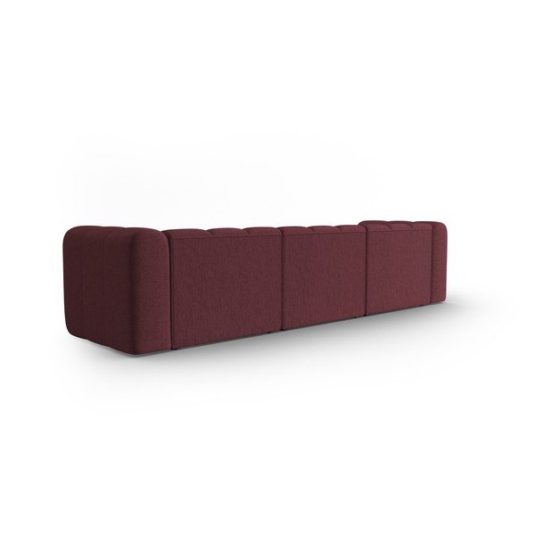 Divano bordeaux 318 cm Lupine - Micadoni Home-image-4