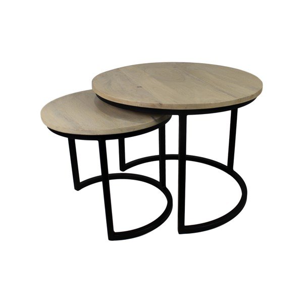 Set di 2 tavolini Ronin, 70 x 46 cm - HSM collection-image-4