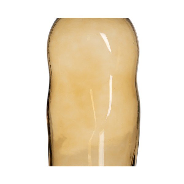Vaso in vetro giallo ocra (altezza 35 cm) Amber - Ixia-image-4