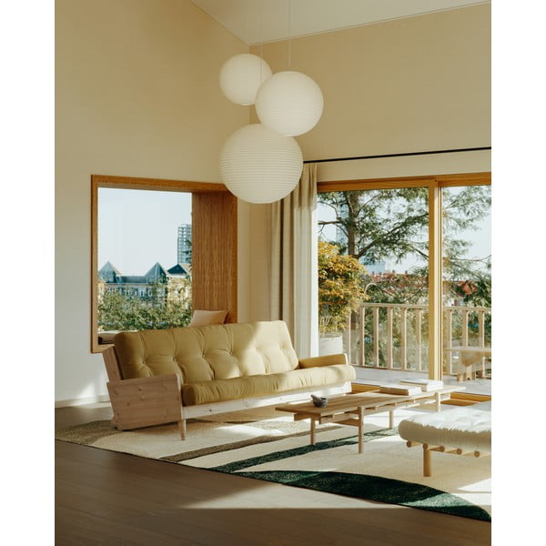 Divano variabile Naturale chiaro/Beige lino Indie - Karup Design-image-1