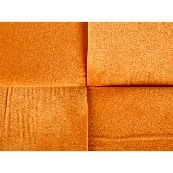 Sgabello in velluto arancione Weaved - Leitmotiv-image-4