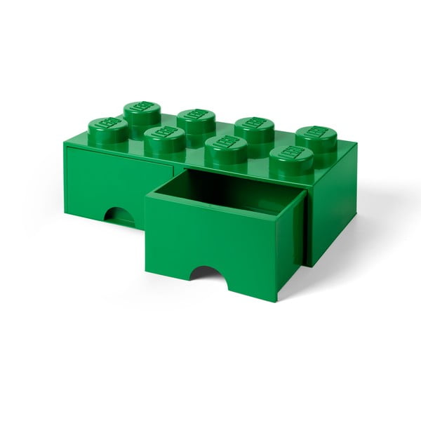 Contenitore verde con 2 cassetti - LEGO®-image-1