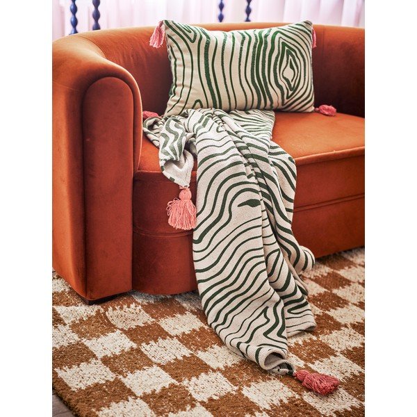 Coperta in misto cotone 130x160 cm Woodsby – Bloomingville-image-2