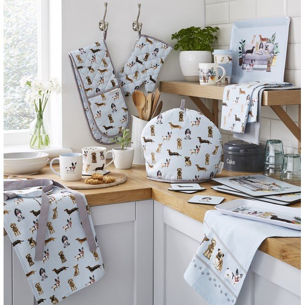 Set di tovagliette e sottobicchieri Curious Dogs - Cooksmart ®-image-2