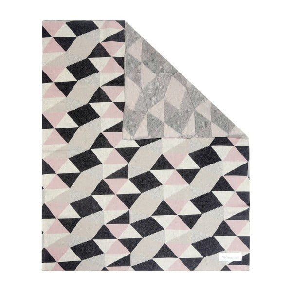 Coperta in cotone per neonati Triangoli, 80 x 100 cm - Kindsgut-image-1