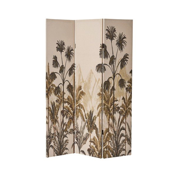 Paravento in tessuto beige - Casa Selección