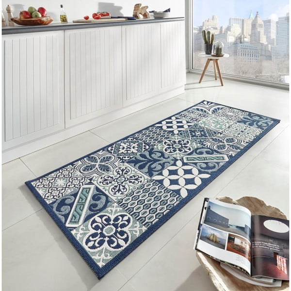 Runner blu d'accento, 80 x 200 cm Soho - Zala Living-image-1