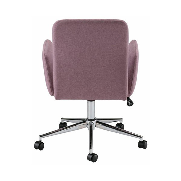 Růžová kancelářská židle na kolečkách s područkami Støraa Bendy-image-2