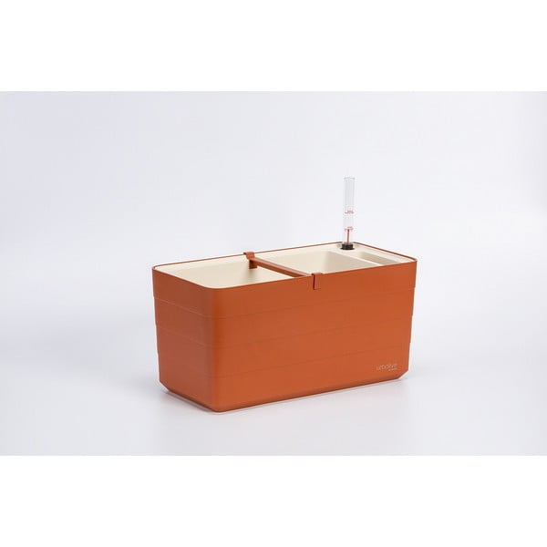 Fioriera in plastica con sistema di auto-irrigazione 39,5 cm Berberis – Plastia-image-3