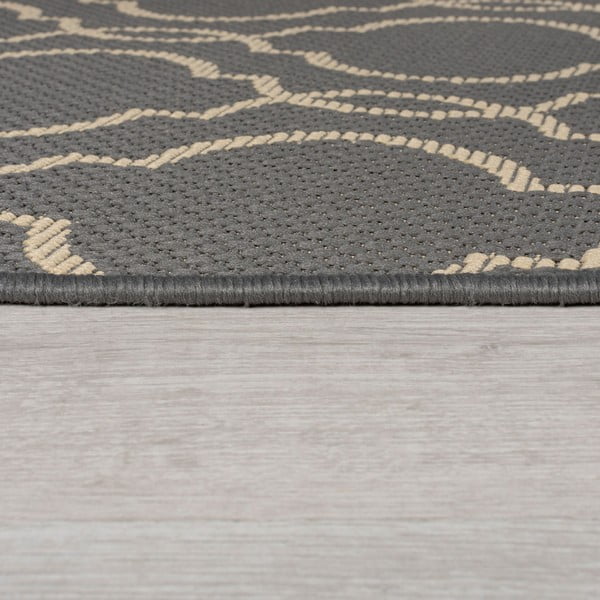 Tappeto da esterno grigio/beige 66x230 cm Milan - Flair Rugs-image-4