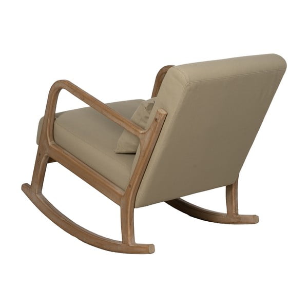 Poltrona a dondolo beige Weave – Ixia-image-4