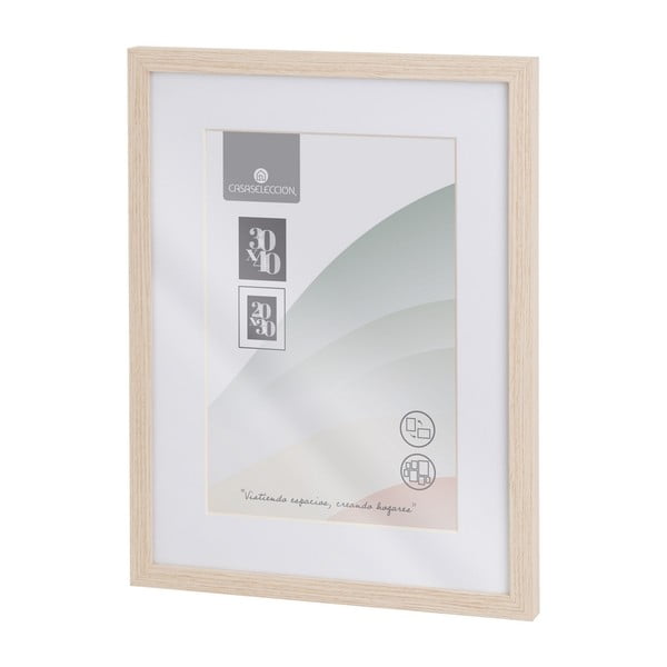 Cornice di colore naturale da appendere 32x42 cm Sencillo – Casa Selección
