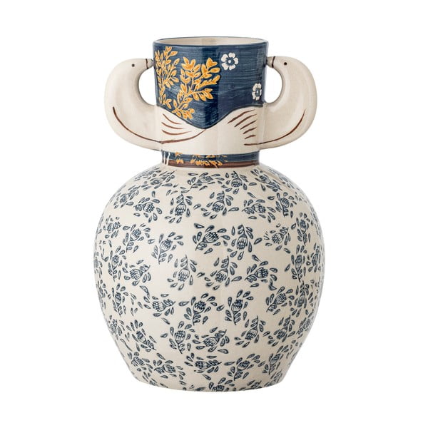 Vaso in gres dipinto a mano (altezza 23,5 cm) Hezha - Bloomingville-image-3