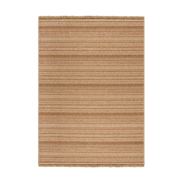 Tappeto per interni ed esterni in colore naturale 120x170 cm Farah Stripe - Flair Rugs