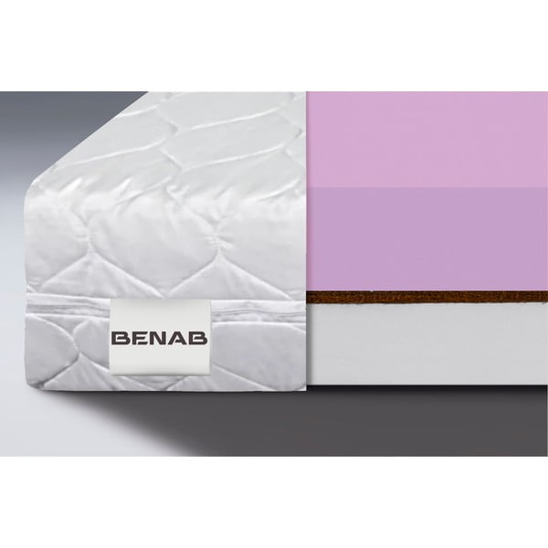 Materasso per bambini 90x200 cm, in schiuma dura/media, double face Coco Dreamer - BENAB-image-2