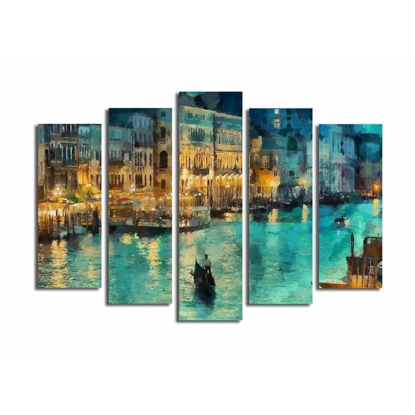 Dipinti in set da 5 pezzi Venice - Wallity