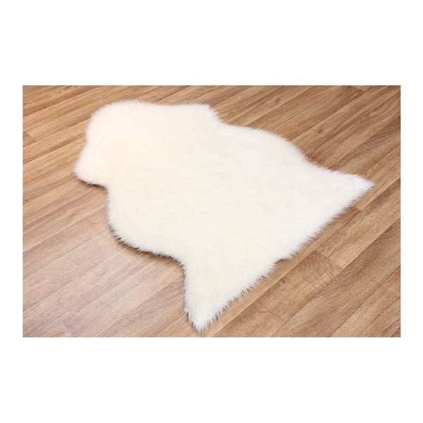 Tappeto in pelliccia ecologica color crema Eco Rugs Tekli, 70 x 100 cm - Eko Halı-image-2