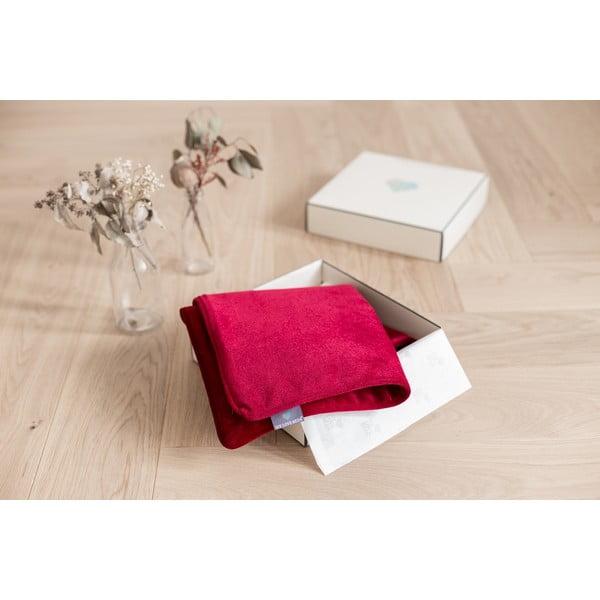 Federa rossa Borgogna, 50 x 50 cm Elegant - WeLoveBeds-image-1