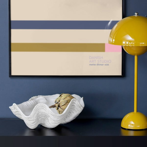 Portaoggetti decorativo in poliresina 33x27 cm Shell - Mette Ditmer Denmark-image-1