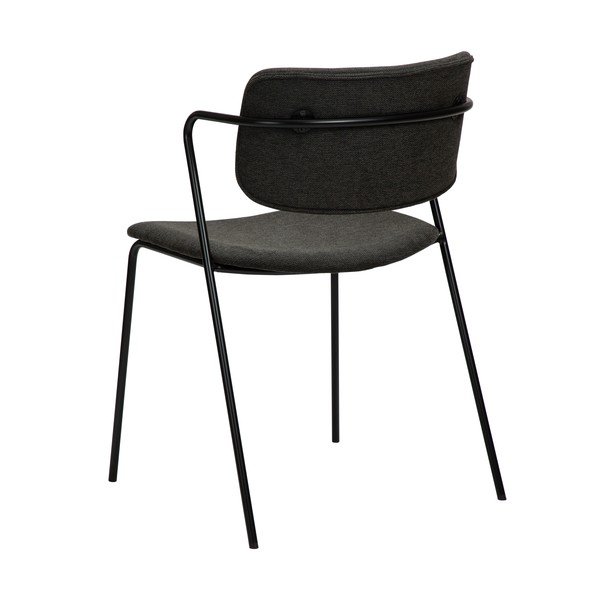 Sedia da pranzo nera Zed - DAN-FORM Denmark-image-3