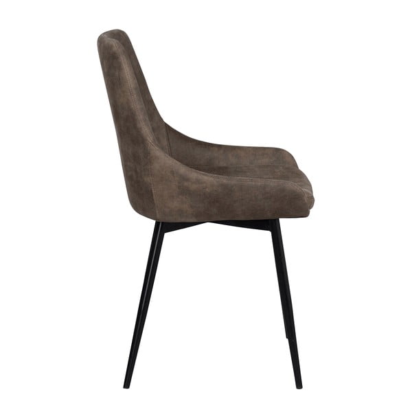 Sedie da pranzo marroni in un set di 2 Sierra - Rowico-image-3