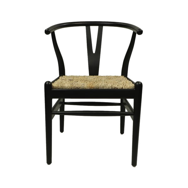 Sedia da pranzo in mogano nero Wishbone - HSM collection