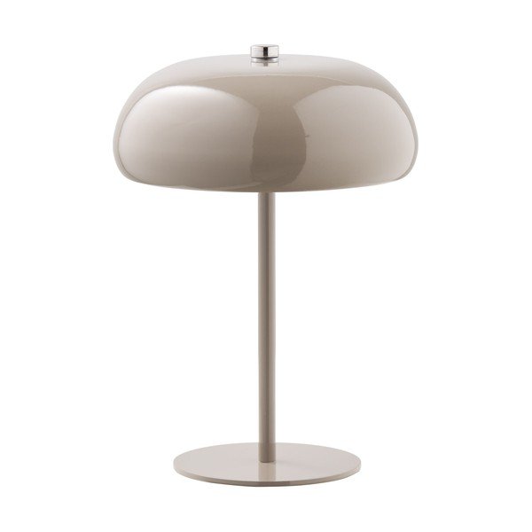 Lampada da tavolo LED grigio tortora in metallo (altezza totale 23 cm) Margate – House Nordic