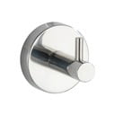 Gancio da parete in acciaio inox in argento lucido Bosio - Wenko