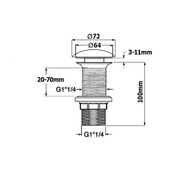 Tappo per lavandino Infinity – Sapho-image-2