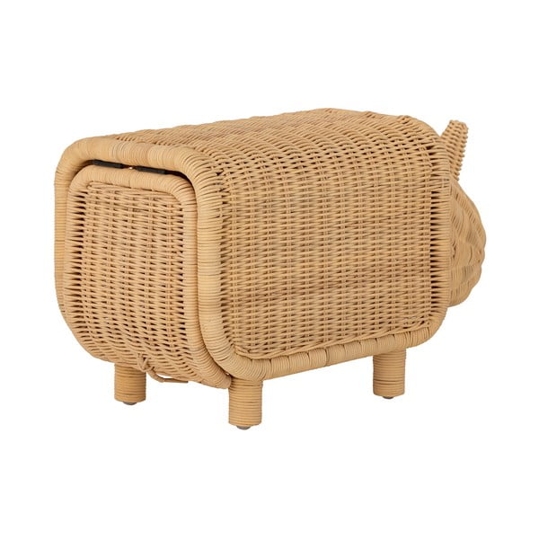 Sgabello per bambini in rattan Soffe - Bloomingville Mini-image-4