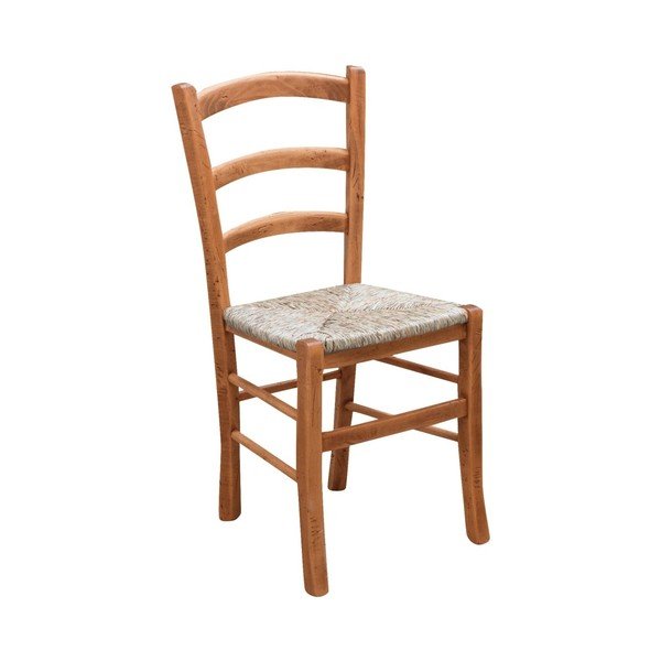 Hnědá židle z bukového dřeva Biscottini Alis