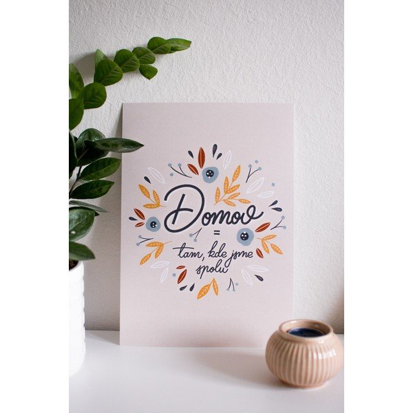 Stampa s motivem Home , formato A4 - Printintin-image-1