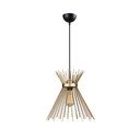 Lampada a sospensione in metallo color oro Izmir - Squid Lighting