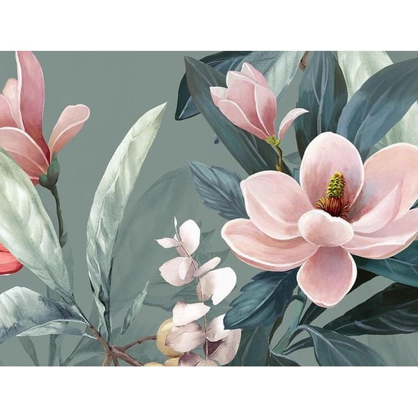 Lenzuolo singolo in cotone biologico verde Rose, 140 x 220 cm Organic - Descanso-image-3