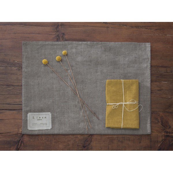 Set di 4 tovaglioli di lino Beige, 43 x 43 cm - Really Nice Things-image-2