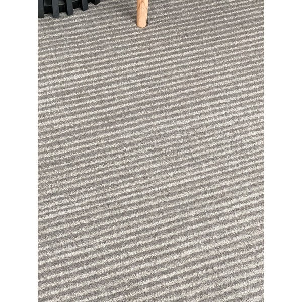 Tappeto in lana grigio 160x240 cm Calisia M Ribs - Agnella-image-2