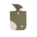 Poncho per neonati in mussola color cachi taglia M - Malomi Kids