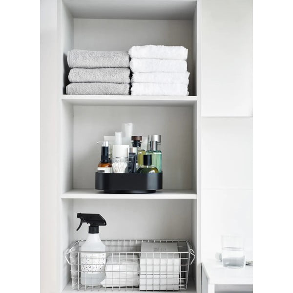 Organizer multifunzione in plastica girevole Tower - YAMAZAKI-image-3